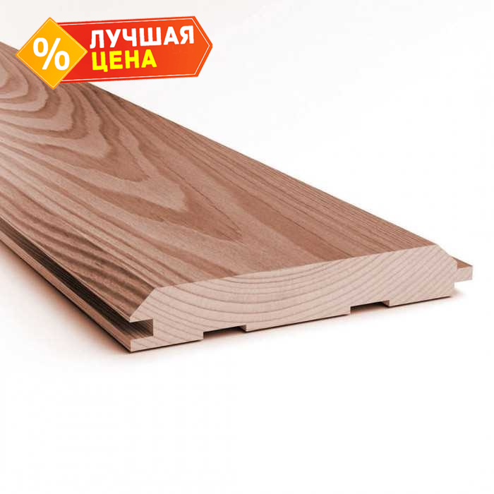 Имитация бруса 20x140x1000 мм Экстра термо-лиственница