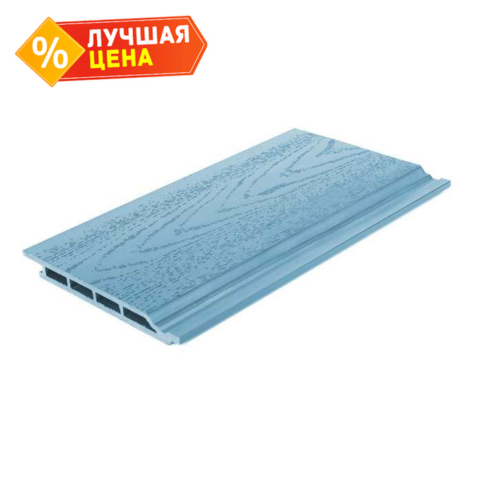 Фасадная панель ДПК Grand Line тиснение 16x145x3000 мм Синий
