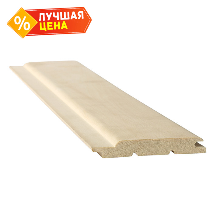 Вагонка Осина Софтлайн 16х90х1200 мм Экстра