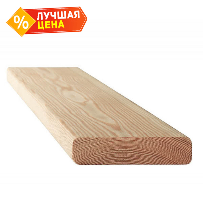 Планкен прямой 21x145x6000 мм А Лиственница